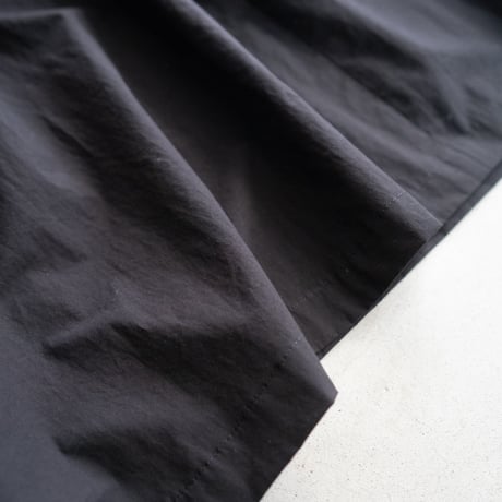 open collar pullover one piece/black