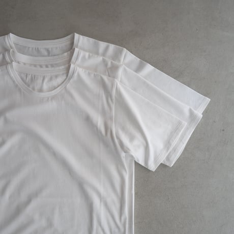 cotton silk/half sleeve tshirt / white/size 0.1.2