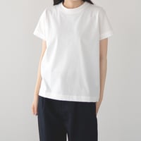 dry touch cotton/wide collar sleeve binder tee/off white/size1.2