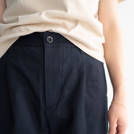 twill cotton linen/tack pants/phantom/size1.2