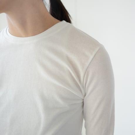 organic gauze sleeveless top/white
