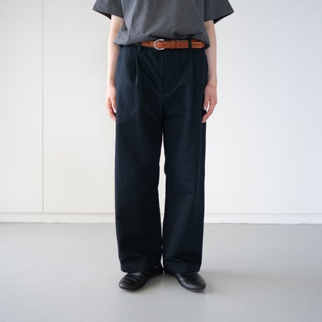 twill cotton linen/tack pants/phantom/size1.2