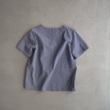 mvs cotton/center back tshirt /blue stone/size1.2.3
