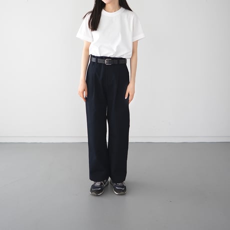 dry touch cotton/wide collar sleeve binder tee/off white/size1.2