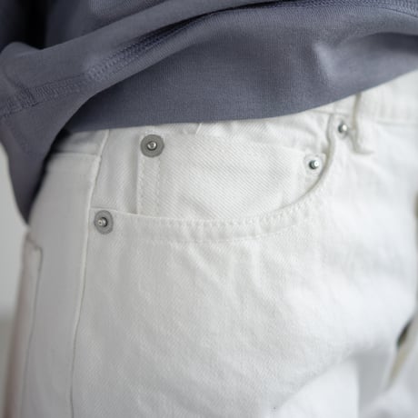 13.5oz straight jeans /off white/size28.31