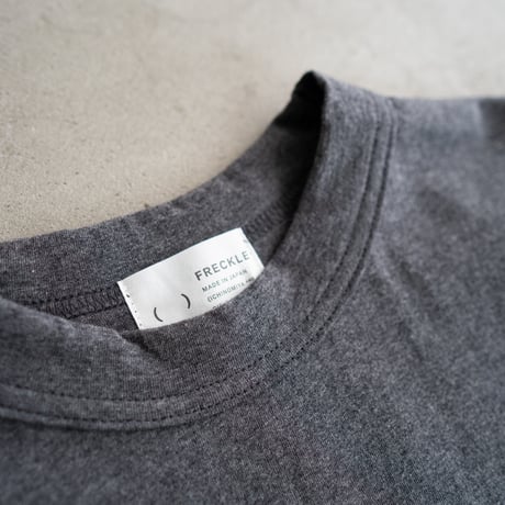 dry touch cotton/crew neck cut and sew/metal heather/size1.2.3