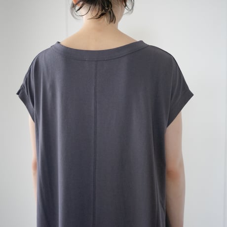 organic cotton flow one piece/asphalt
