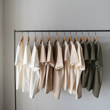 mvs cotton/center back tshirt /olivine/size1.2.3