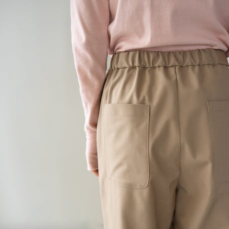 relaxed wide pants/beige
