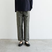 back satin /baker pants/size1&2/deep lichen green