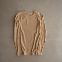 organic gauze tops/brown heather