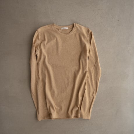 organic gauze tops/brown heather