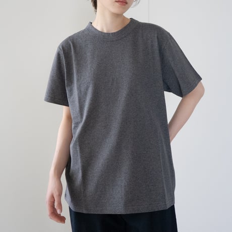 dry touch cotton/crew neck cut and sew/metal heather/size1.2.3