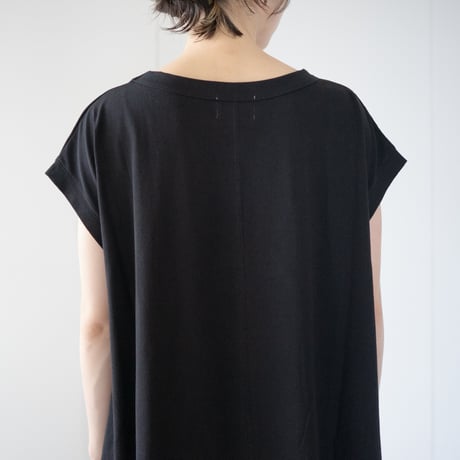 organic cotton flow one piece/black robe