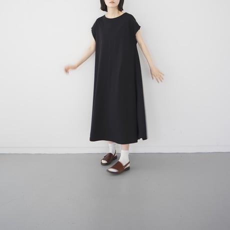 organic cotton flow one piece/black robe