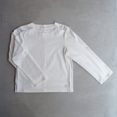 mvs cotton/center back long sleeve tshirt /white/size1.2.3