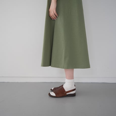 organic cotton flow one piece/vineyard green