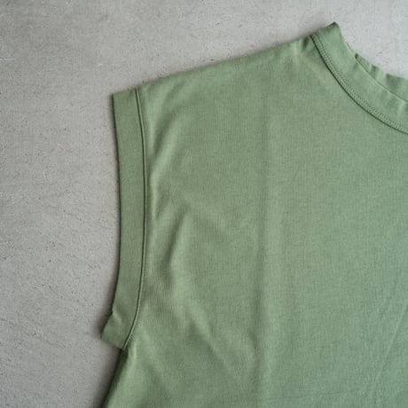 organic cotton flow one piece/vineyard green