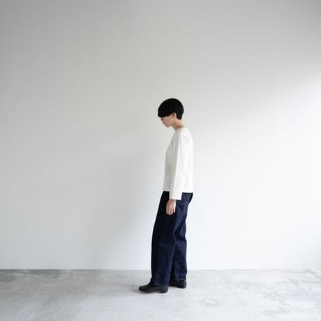 mvs cotton/center back long sleeve tshirt /white/size1.2.3