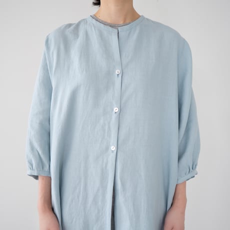 belgian linen shits one-piece/sax