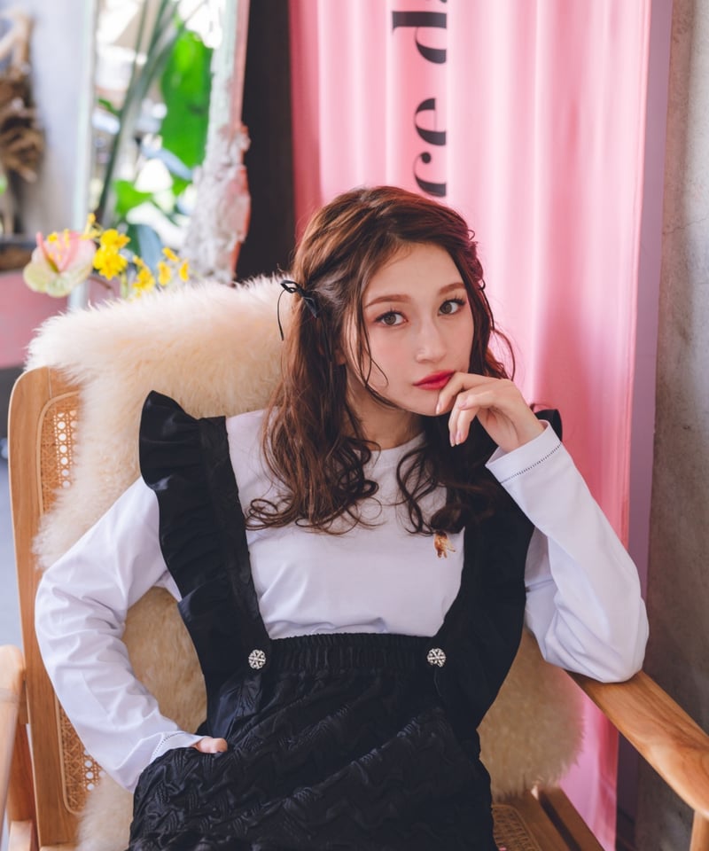 original）フリルサロペットスカート | make_ai 