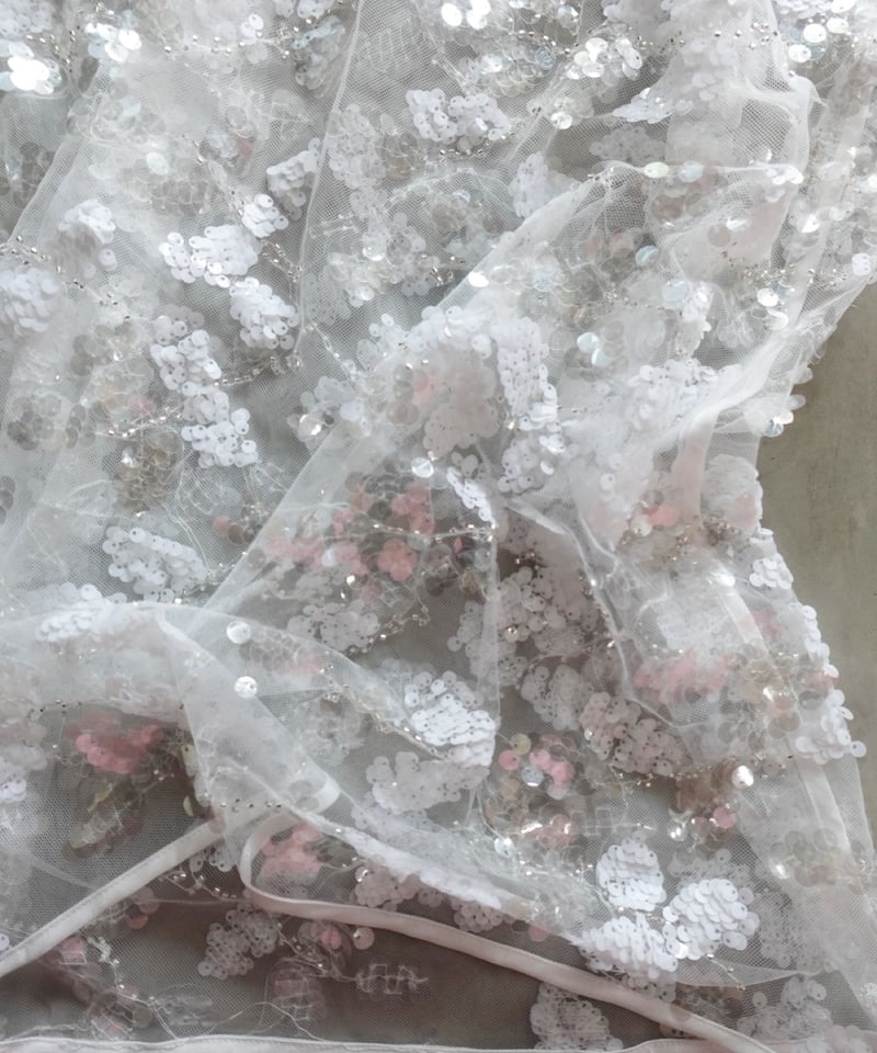 select）スパンコールチュールスカート | make_ai