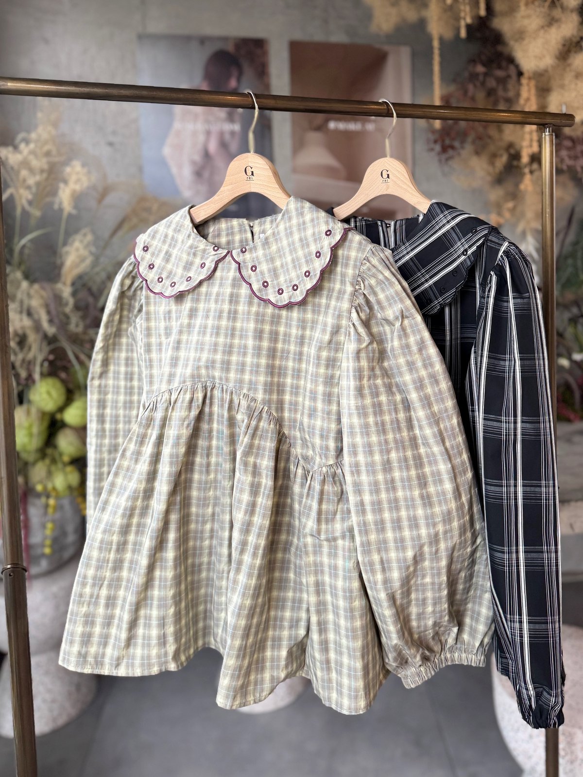 yaya さま専用　 BLAH BLAH チェック柄ブラウス 38 yaya さま専用 BLAH BLAH チェック柄ブラウス 38 楽天市場