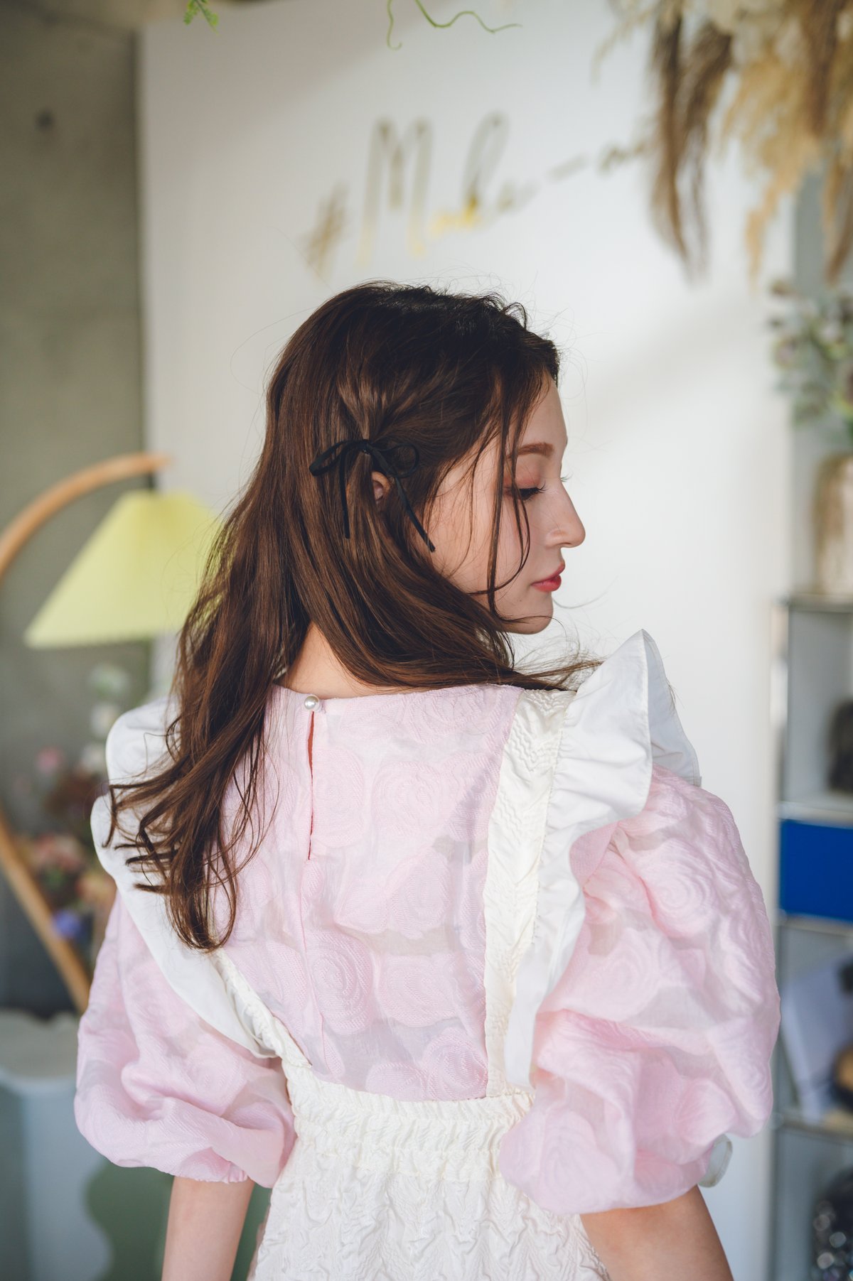 パリエロ　ピンクゴールド　未使用　サロペットスカート  XS n-six one tour90【make_ai】 フリルサロペットスカート