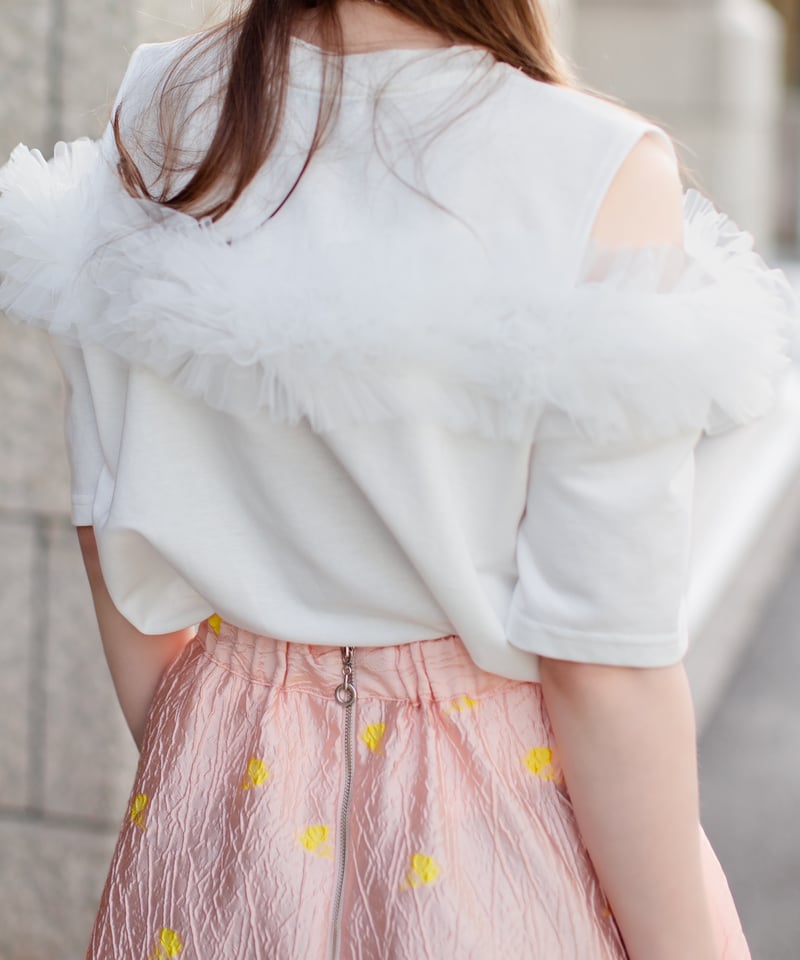 make-ai ジャガードボリュームスカート pink make-ai ジャガードボリュームスカート pink