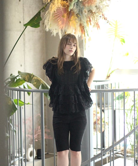 （select）パンチングレースブラウス