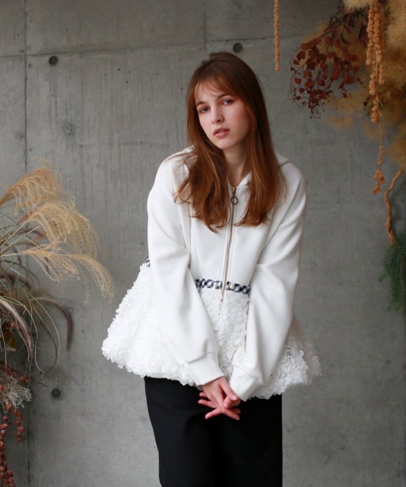 original）フラワーチュールパーカー | make_ai