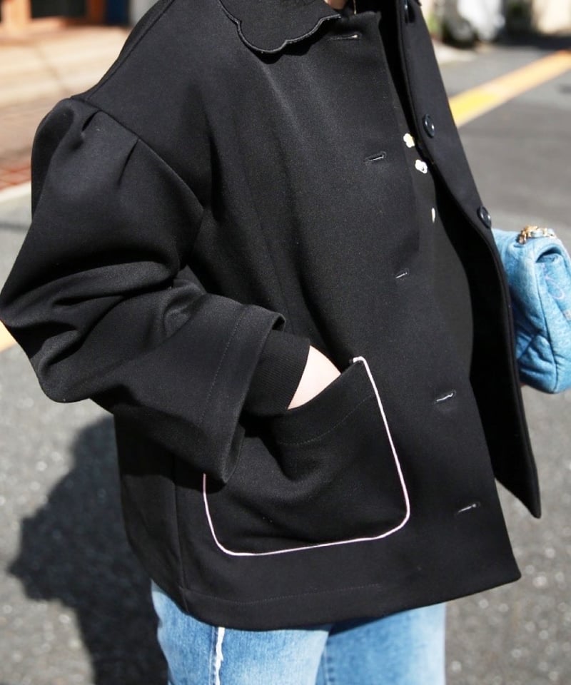 スカラップショートジャケットコート popupshop】スカラップショートジャケット【会場お渡し】 | 3