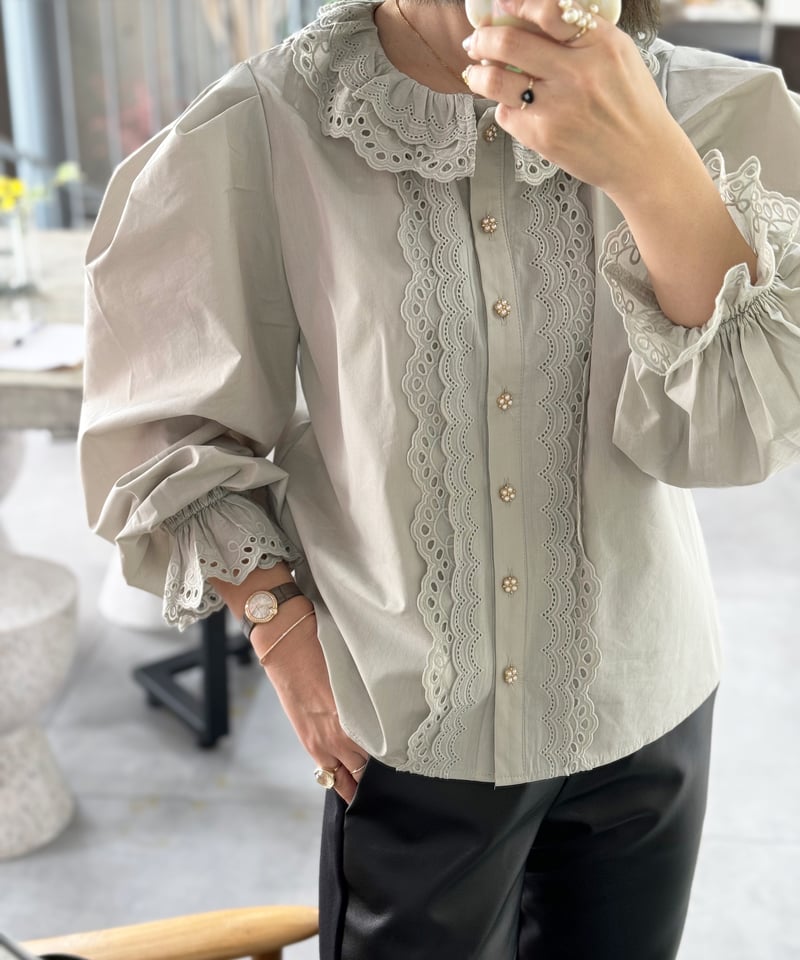 original）lace blouse | make_ai