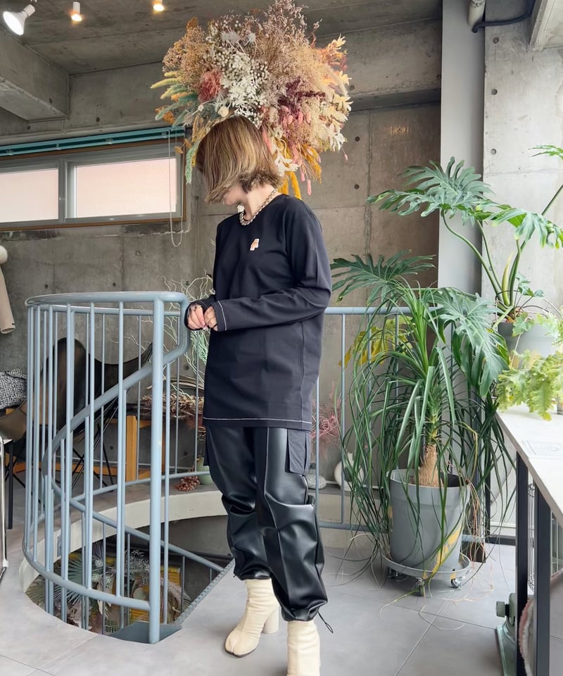 original）ジャスワッペンロングTシャツ | make_ai