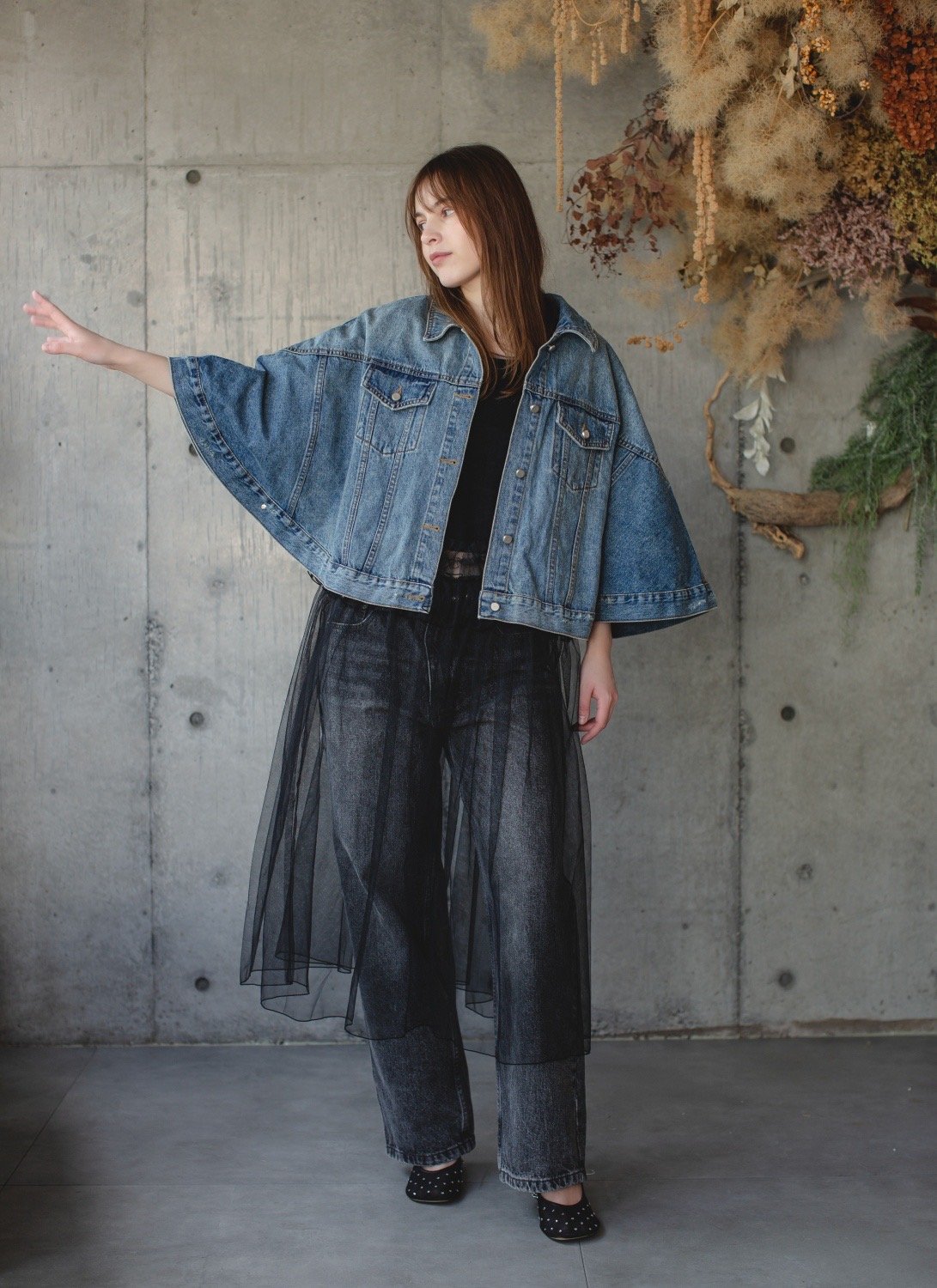 make_ai フリルボアポンチョ フリルボアポンチョ（3色） ジャケット make_ai 通販 13153115