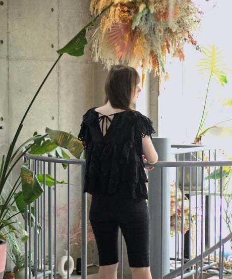 （select）パンチングレースブラウス