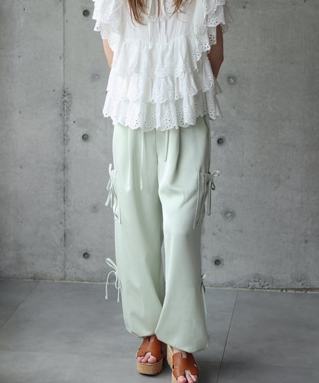 （select）パンチングレースブラウス