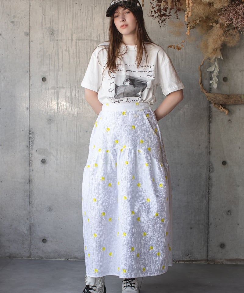 1260 美品 イートミー EATME Tシャツ メッシュ チュール ラッピング select）チュールTシャツ （2枚SET) | make_ai