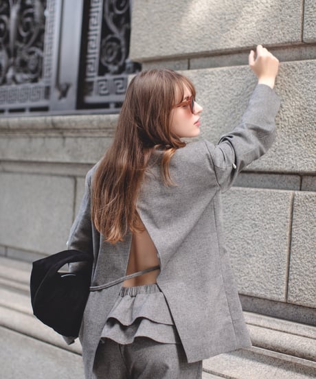 【新品】make ai モヘアコート(ピンク) original）モヘアコート | make_ai