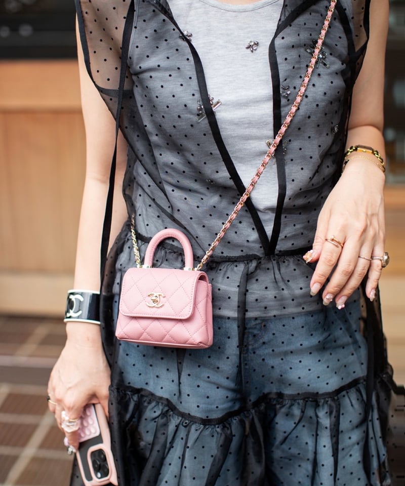 original) ドットオーガンジーワンピース | make_ai