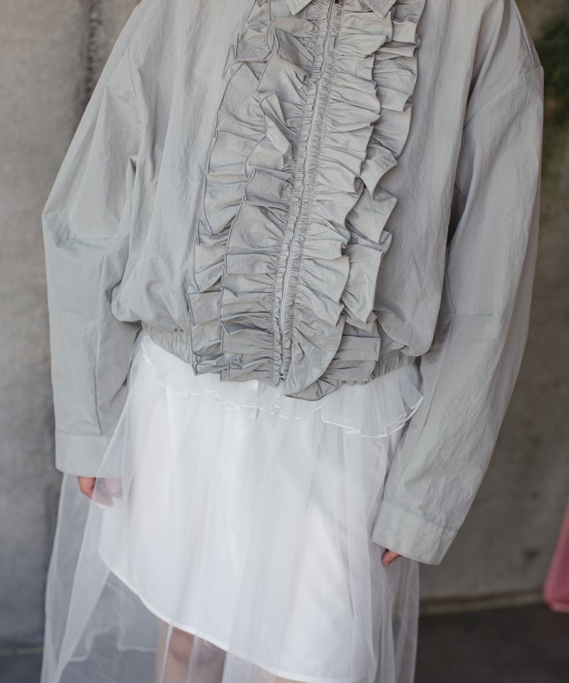 archivio - アルチビオ　フリル2WAYブルゾン　新品 archivio - アルチビオ フリル2WAYブルゾン 新品 select）フリル