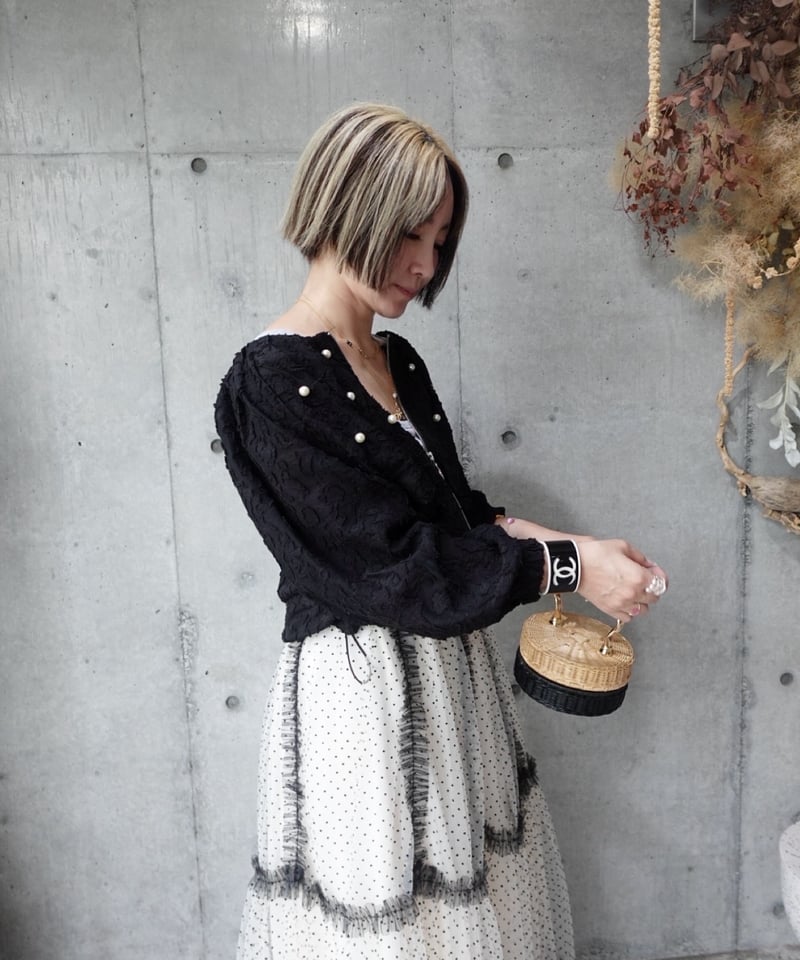 PHOTOCOPIEU ジャガードブルゾン　24AW PHOTOCOPIEUジャガードブルゾン