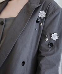 （original）ビーズ刺繡バックスリットジャケット