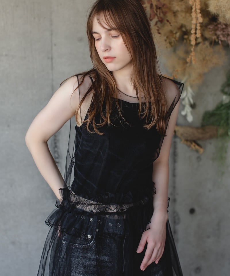 WILLSELECTION willselection チュールフリルワンピース WILLSELECTION willselection チュールフリルワンピース