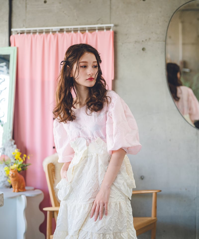 original）フリルサロペットスカート | make_ai 