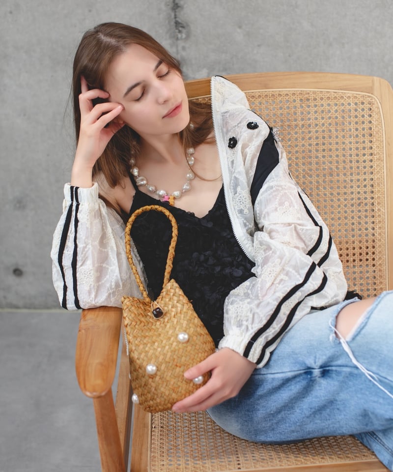 新品】make-ai メイクアイ フラワーチュールキャミソール