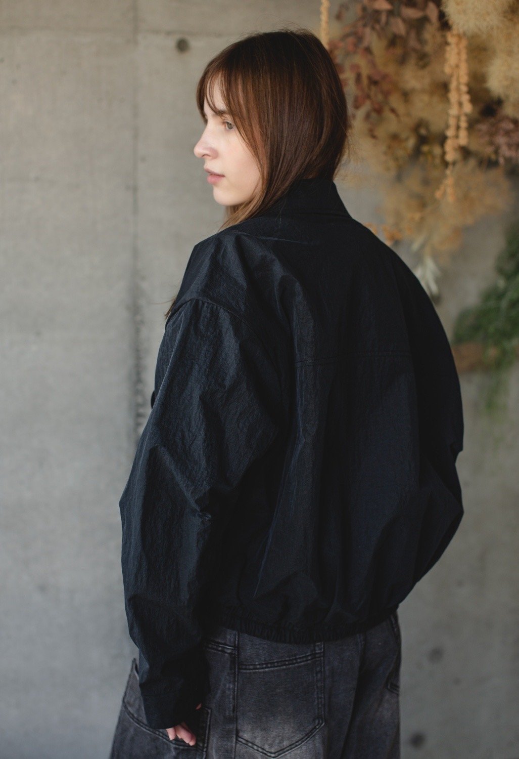 テッドベイカー ジャケット　ブルゾン　フリル　花柄　ブラック　サイズ3 テッドベイカー ジャケット ブルゾン フリル 花柄 ブラック サイズ3