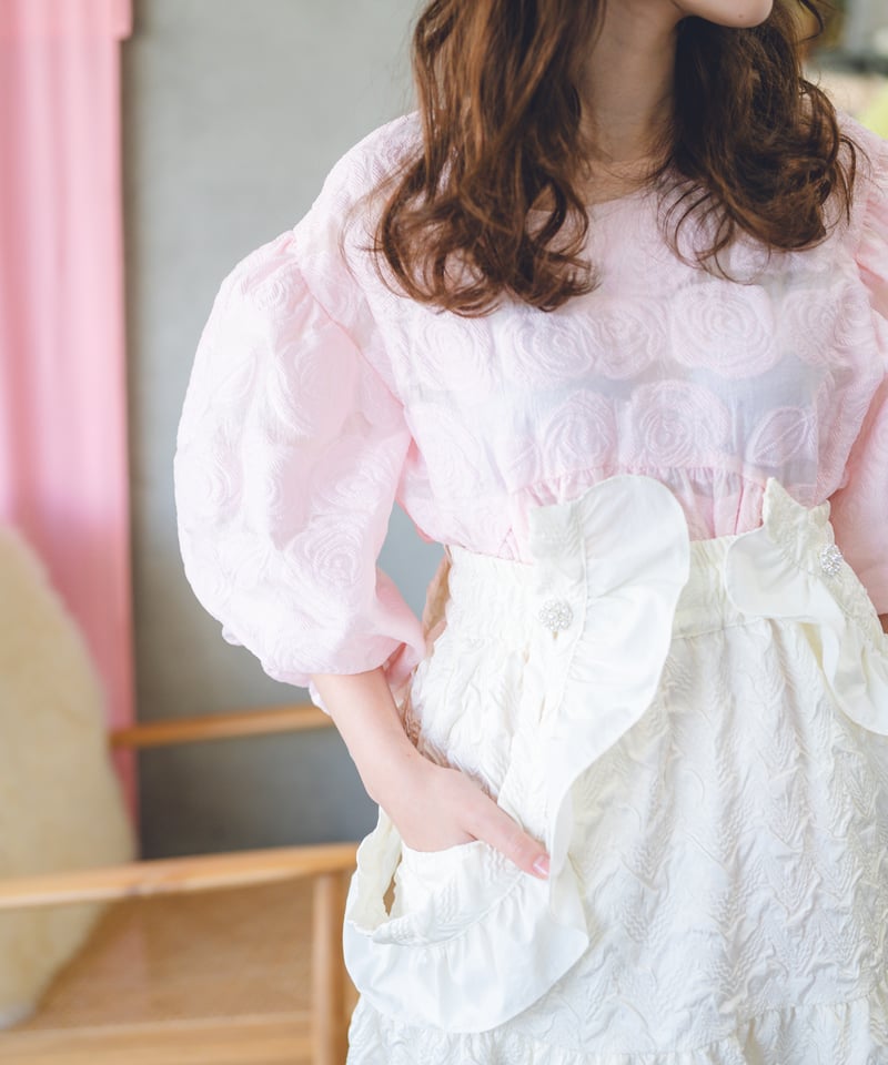 original）フリルサロペットスカート | make_ai 