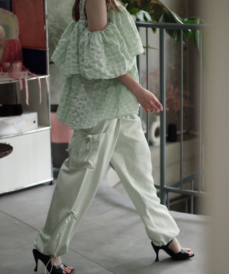 original)フリルオフショルトップス | make_ai