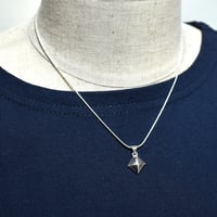 ピラミッド シルバーネックレス ひし形